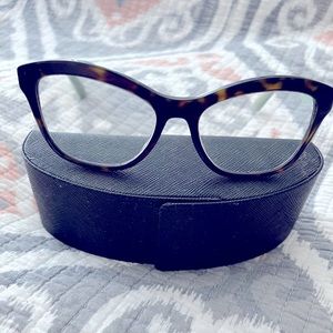 Authentic Prada cat eye eyeglass frames for sale!